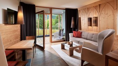 Der Wohnbereich mit Loggia
