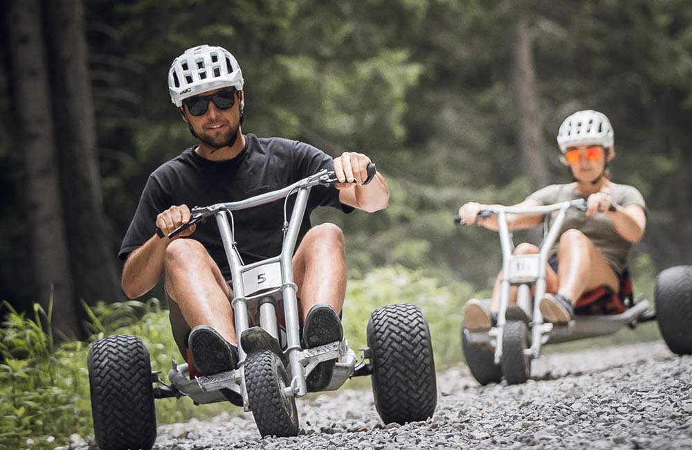 Fahrspaß auf drei Rädern Mountaincarts Ladurns